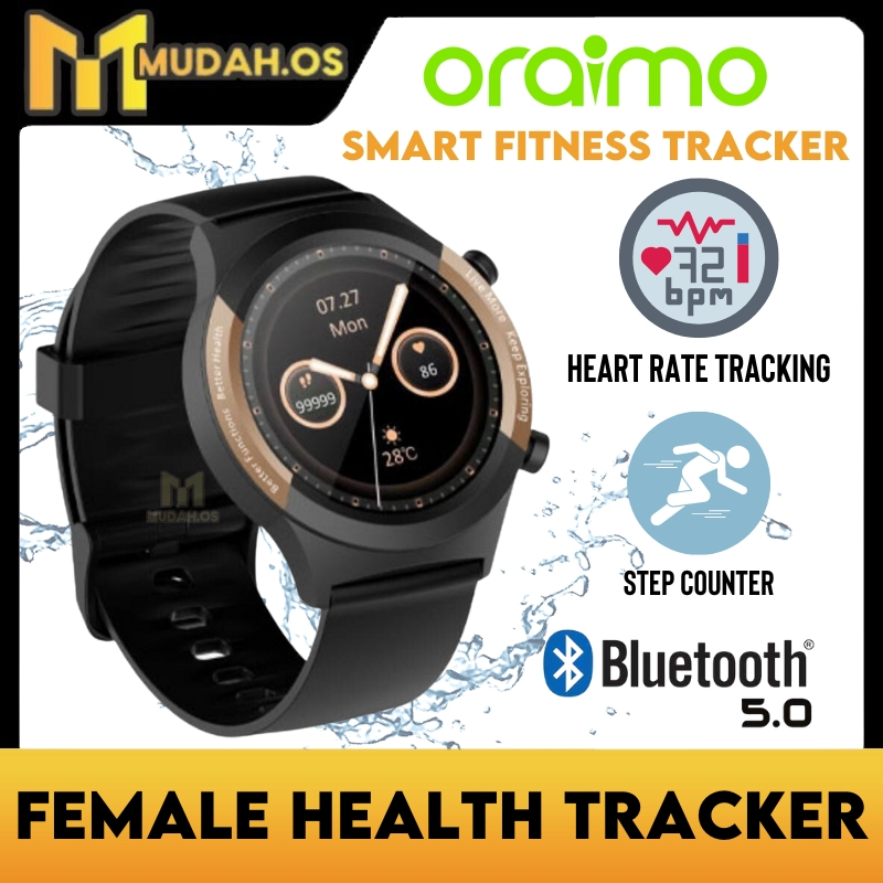 ORAIMO Bluetooth Round Smartwatch For Sports Running OSW23N Waterproof Smart Watch Blood