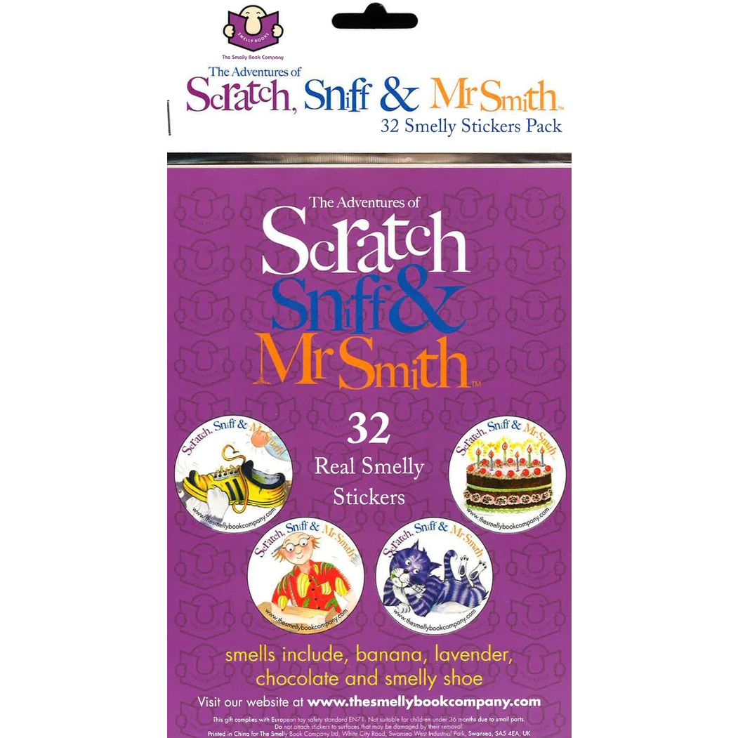 Scratch Sniff & Mr Smith ( 32 Real Smelly Stickers) | Shopee Malaysia