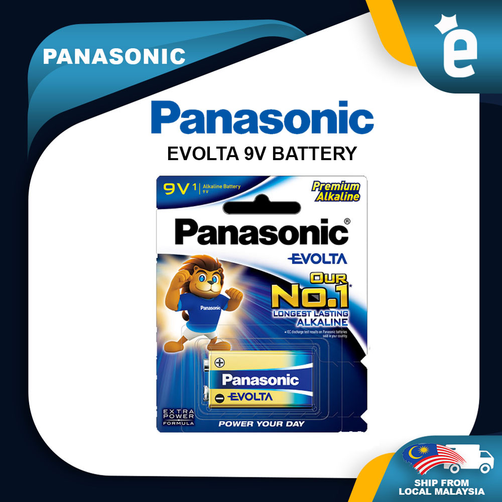 Panasonic Evolta 9v Alkaline Battery Shopee Malaysia 8151