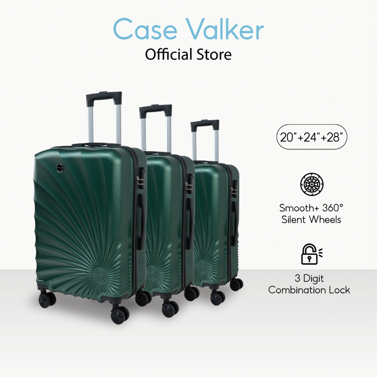 Case Valker Taro ABS 4 in 1 Luggage Bag Set (28" + 24" + 20" + 12