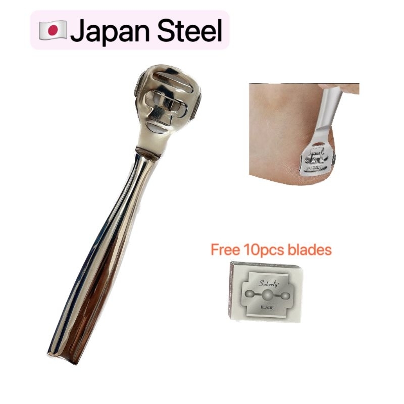 🇲🇾Stock Callus Remover Foot Corn Blade Razor Shaver Feet Care Dead Dry