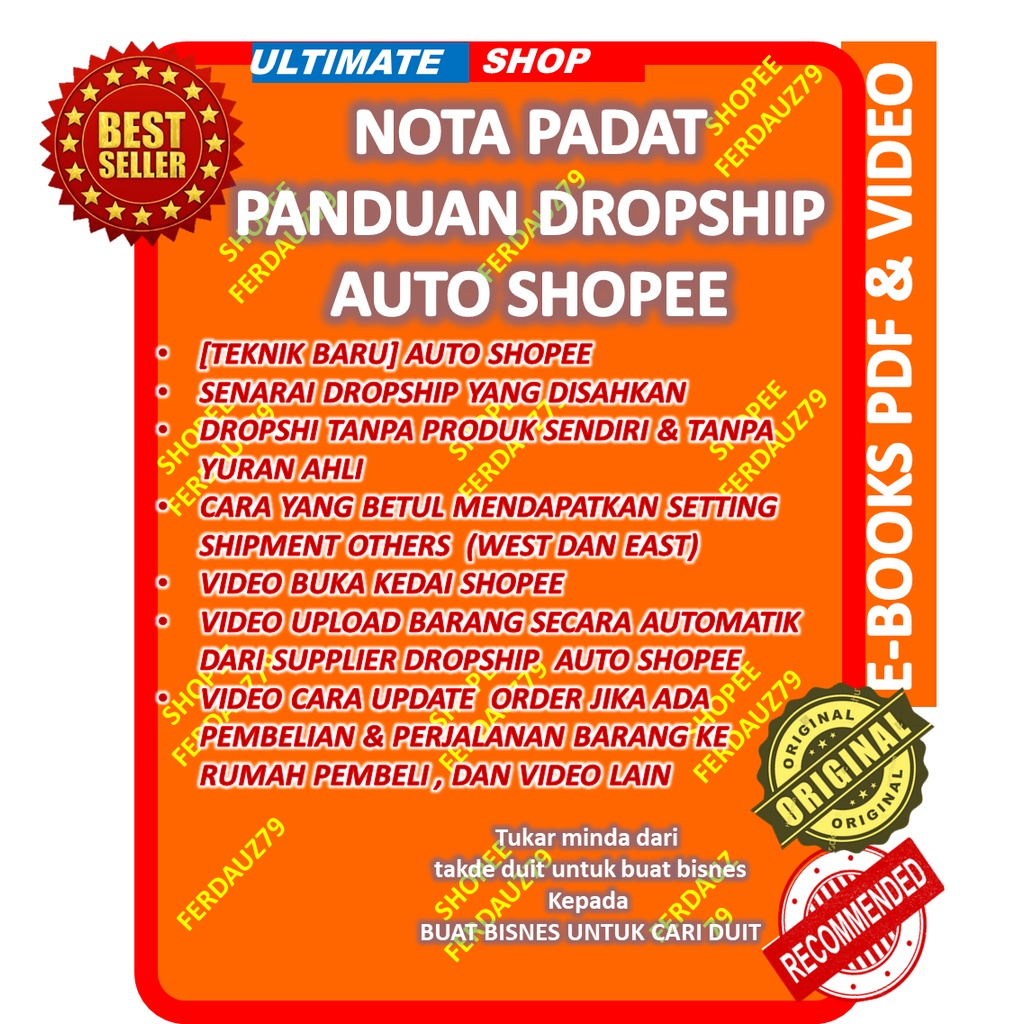 Panduan Usaha Dropship di Malaysia: Mula Berjaya dengan Modal Minima