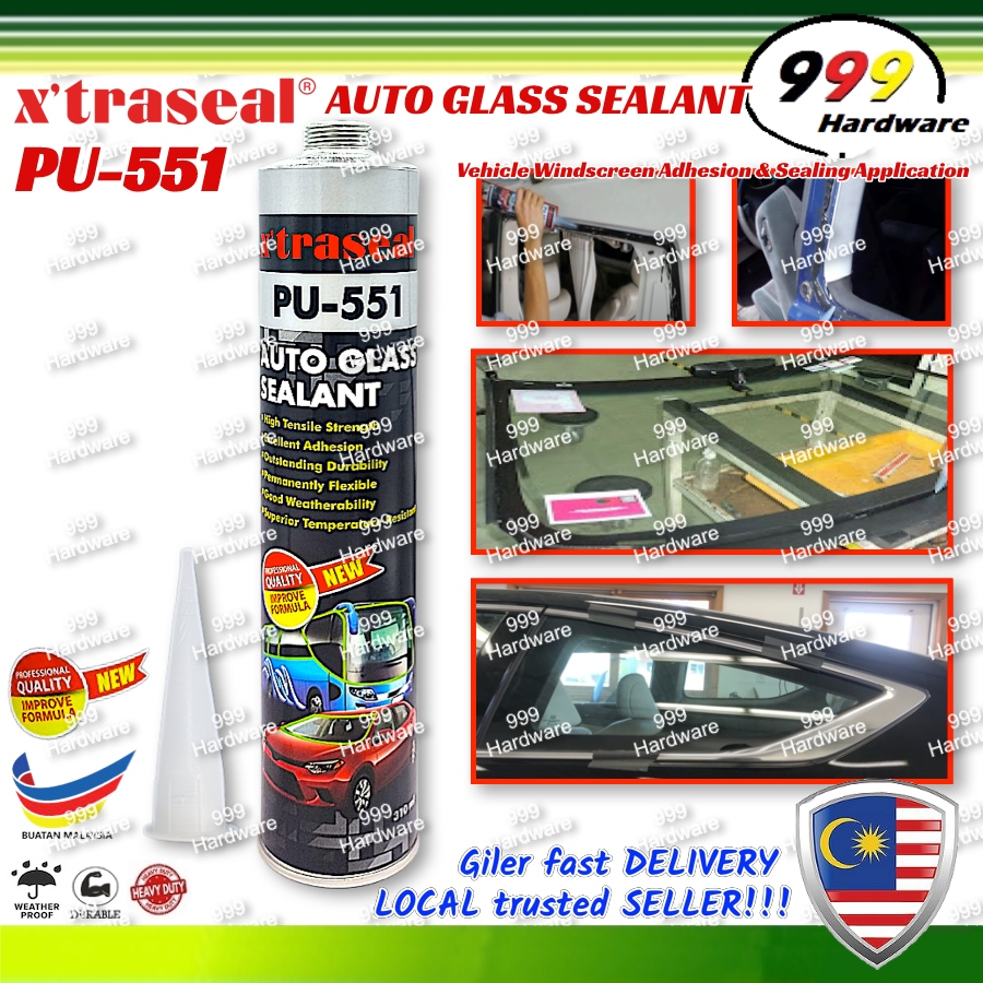 999 XTRASEAL PU551 WINDSCREEN SEALANT / WATERPROOF WINDOW SILICON
