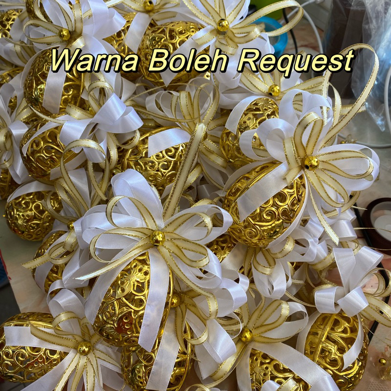 Handmade Bunga Telur Kerawang PREMIUM BUNGA TELUR / BUNGA TELOR / BUNGA