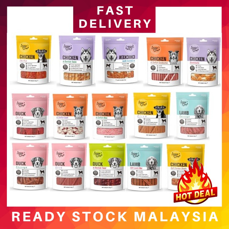 Jerky Time Dog Treats (80g) Chicken & Codfish Sushi Duck Jerky Shopee Malaysia