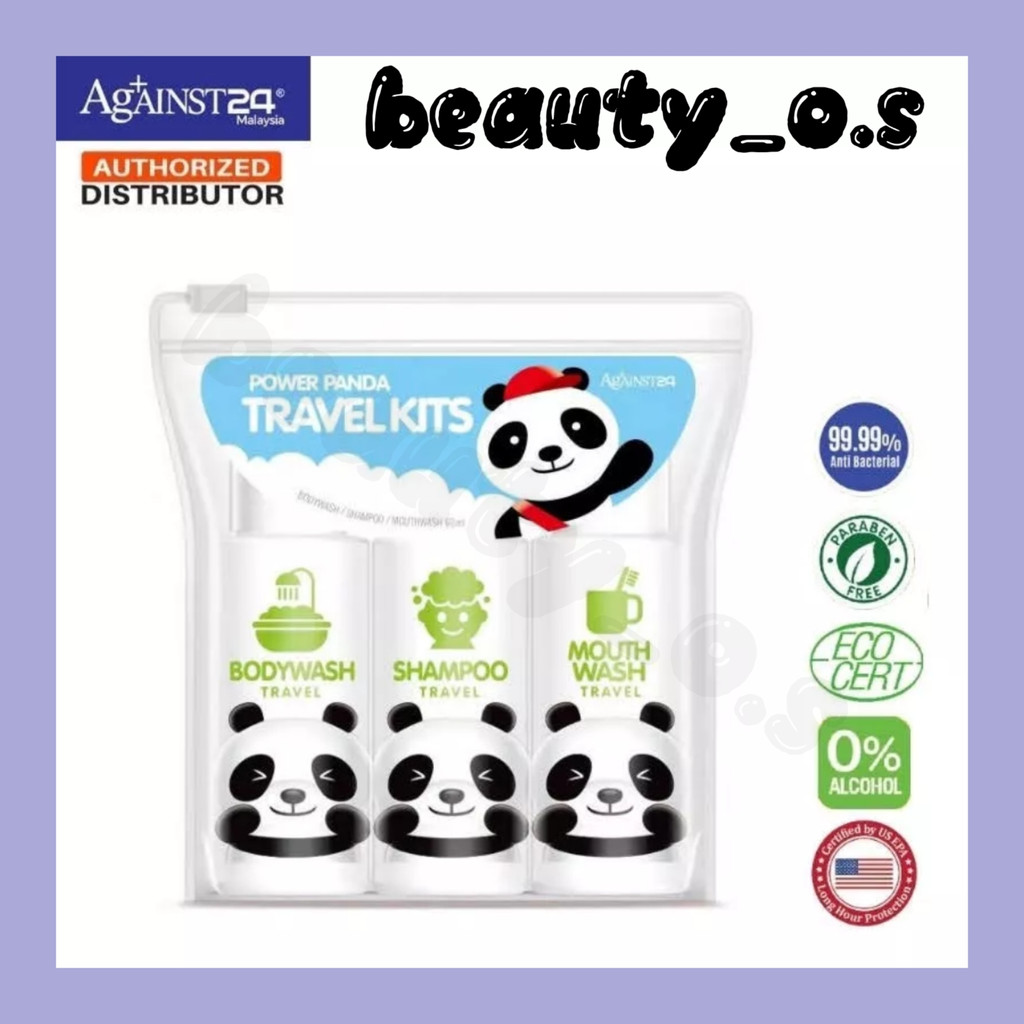AGAINST 24 POWER PANDA TRAVEL KIT (3x60ml) | Shopee Malaysia