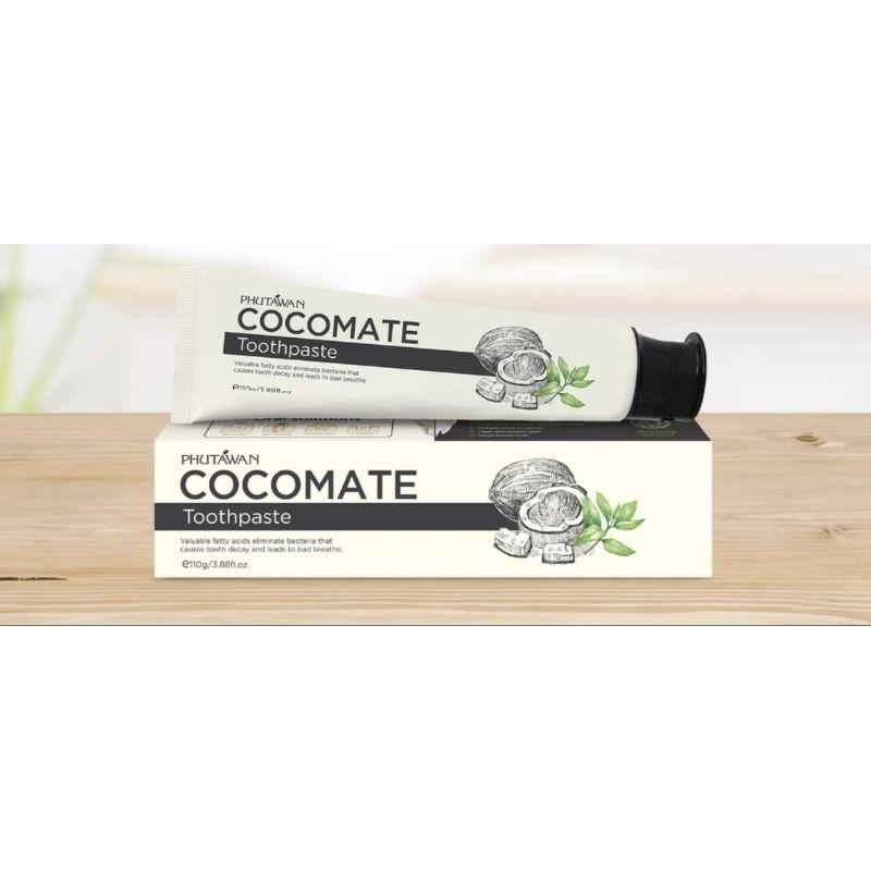 PHUTAWAN COCOMATE TOOTHPASTE 110G | Shopee Malaysia