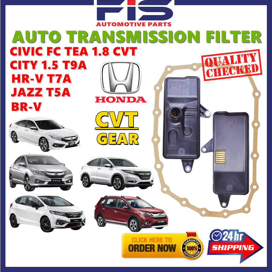 FIS Auto Gearbox Filter Honda City 1.5 GM6 T9A Civic FC TEA CVT Jazz BR