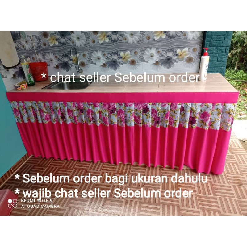 skirting, Langsir dapur table top Shopee Malaysia