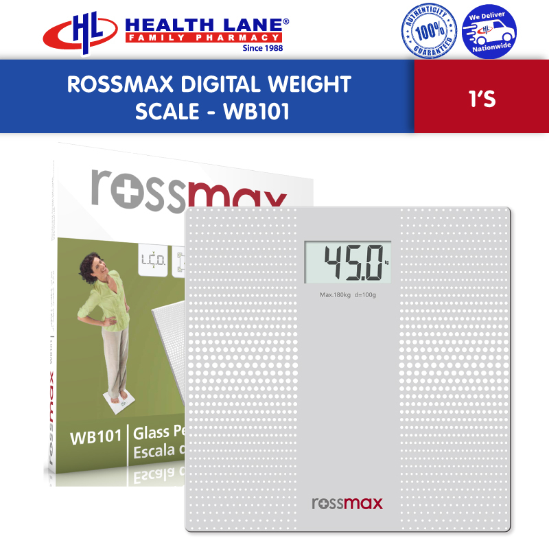 Rossmax Digital Weigh Scale WB101 | Shopee Malaysia