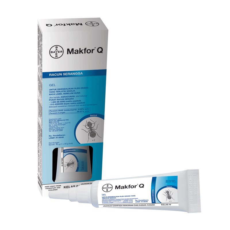 FREE SHIPPING!! BAYER Makfor Q Ant Gel Bait 30G ORIGINAL STOCK 💯💯 ...