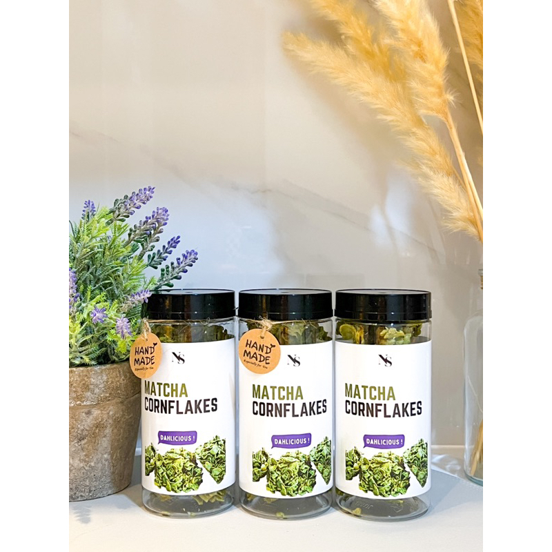 Matcha Cornflakes Premium Home Made | Shopee Malaysia