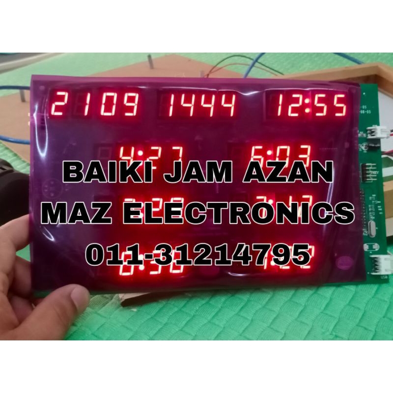 REPAIR JAM AZAN JENAMA PROMAS SAHAJA | Shopee Malaysia