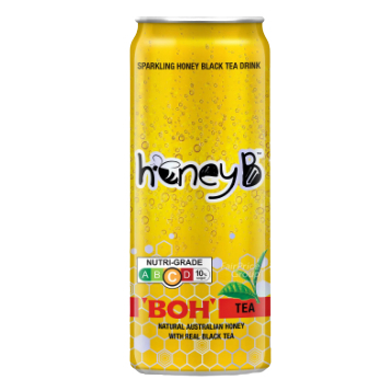 HoneyB Sparkling Natural Australian Honey Black Tea (BOH Tea) Drink ...