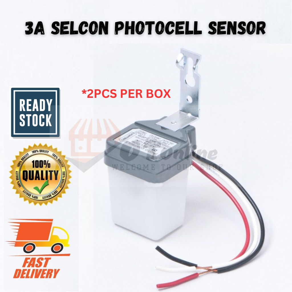 Street Light Switch PhotoSwitch AC240V 3A Auto On Off Photocell Sensor