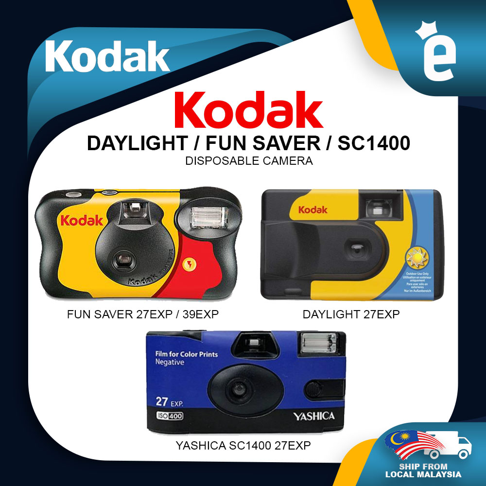 Kodak Disposable Camera with flashing light Kodak 135 SingleUse Camera