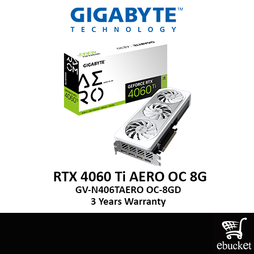 GIGABYTE GeForce RTX 4060 Ti AERO OC 8G NVIDIA GRAPHIC CARD (GV ...