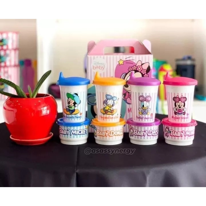 Tupperware Disney Tsum Tsum Gift Set Snack Cup 110ml OR Cubix Mini ...