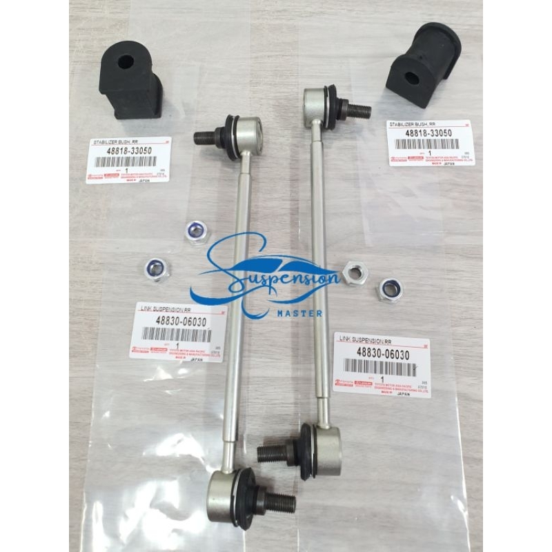 4 IN 1 SET REAR STABILIZER LINK/ BUSH / SET TOYOTA HARRIER (2004