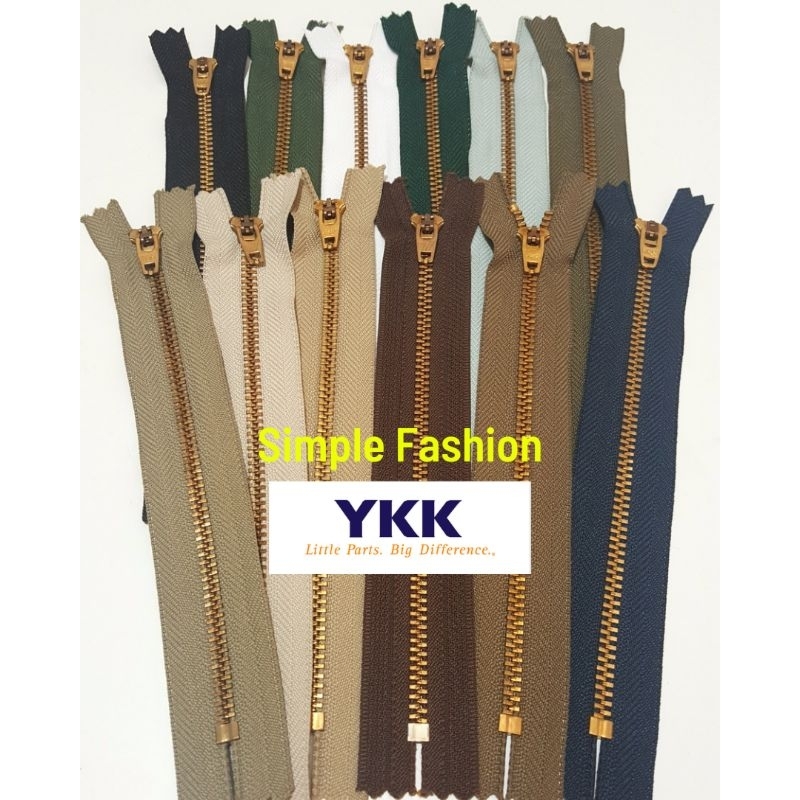 Original YKK Zip Jeans / YKK Denim Zipper size (4"/ 5"/ 6"/ 7" /8" /9