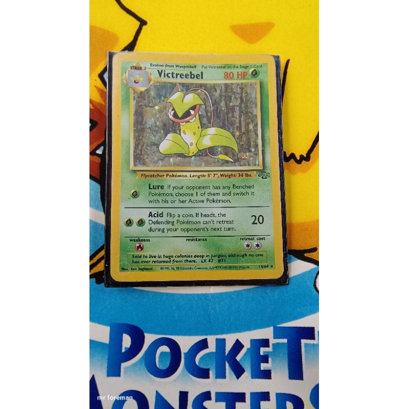 Pokémon card victreebel hologram | Shopee Malaysia