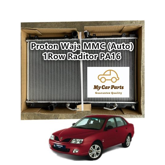 (QUALITY PRODUCT) Proton Waja MMC AUTO 1Row Radiator PA16 (Tangki Air