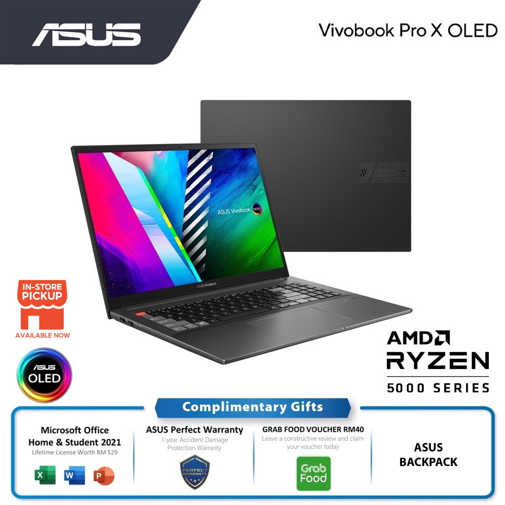 Asus Vivobook Pro 16X OLED M7600QEL2059WS 16'' 4K UHD Laptop ( Ryzen 9