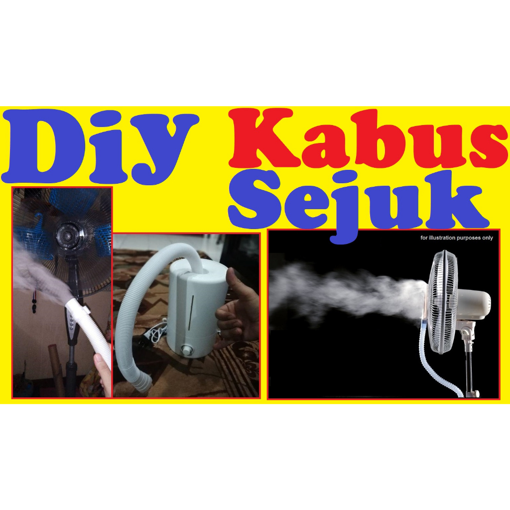 Diy Mist Misting Fan Generator Stand Fan Air Cooler Cooling Cool Air