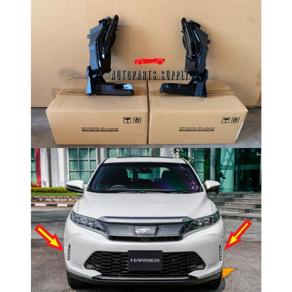 ORIGINAL TOYOTA HARRIER 2018 - 2020 XU60 ZSU60 DAY LIGHT RH LH | Shopee  Malaysia