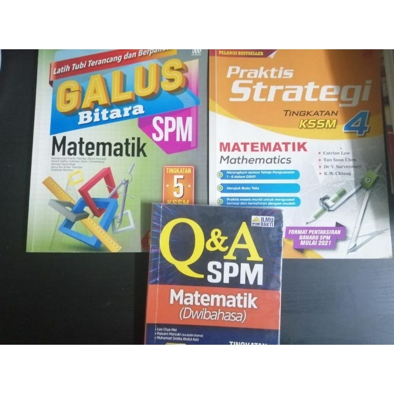 (PRELOVED) QNA MATHEMATICS BUKU RUJUKAN MATEMATIK (DWIBAHASA) TINGKATAN ...