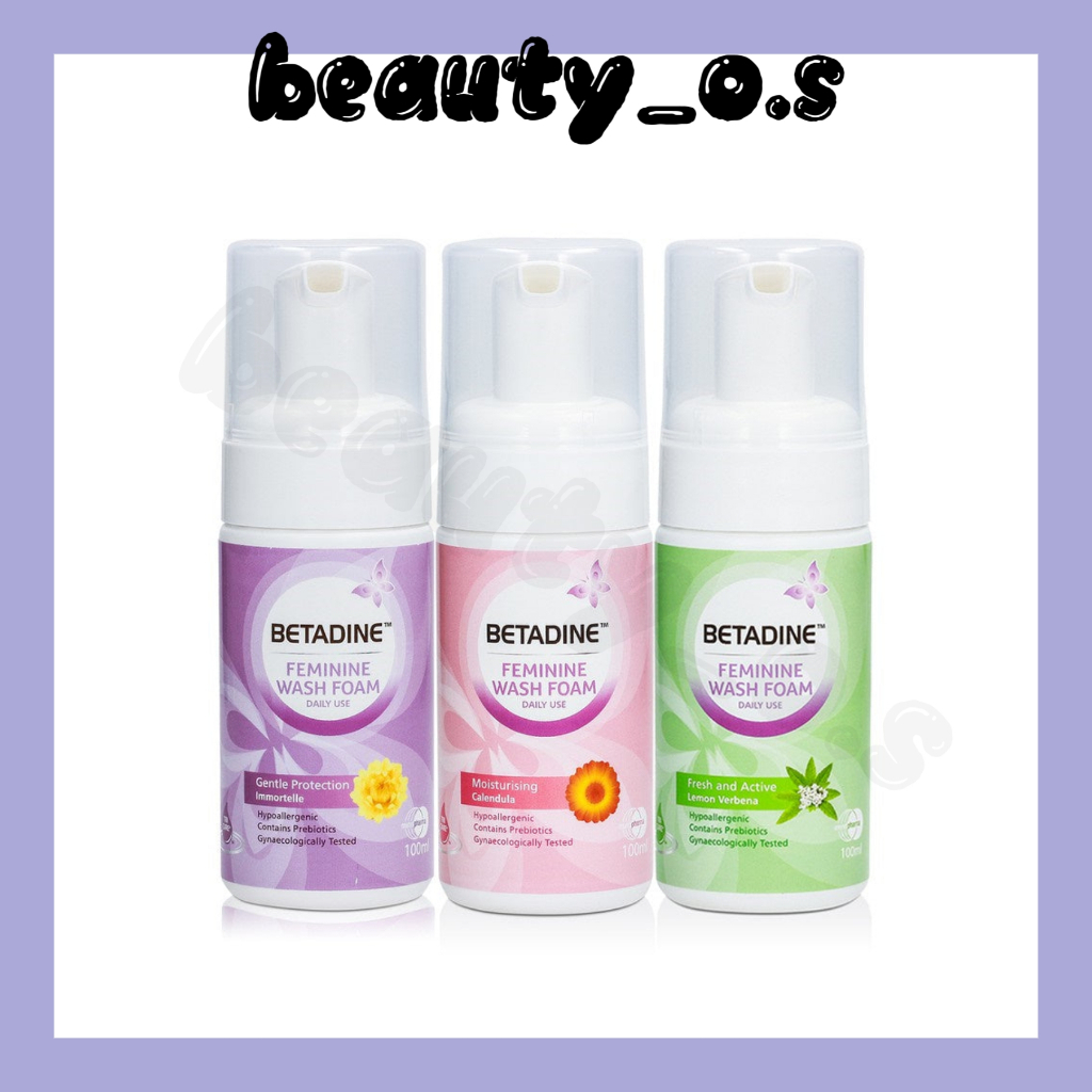 Betadine Feminine Wash Foam 100ml (Gentle Protection/ Fresh & Active