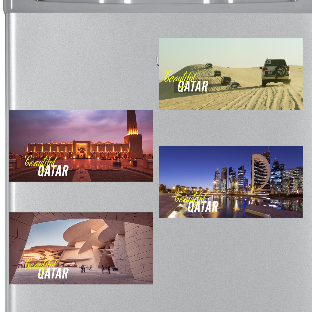 Qatar Doha Souvenir Fridge Sheet 10 cm x 5 cm Shopee Malaysia