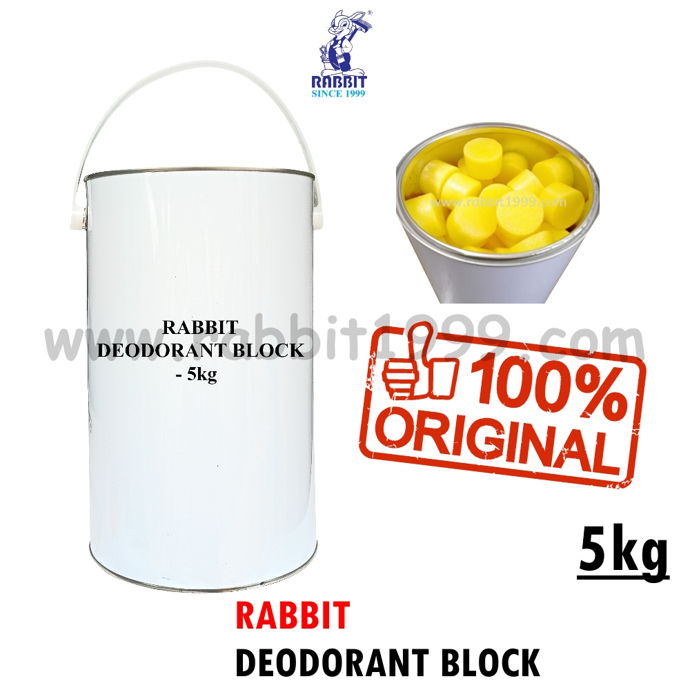 RABBIT DEODORANT BLOCK - 1kg / 5kg - para block / deodorant block ...