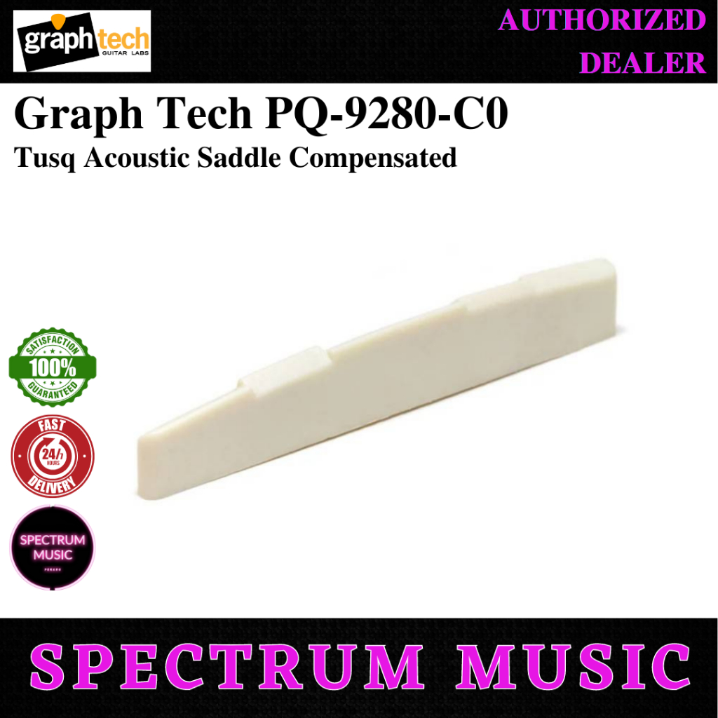 Graph Tech PQ9280C0 Tusq Acoustic Saddle Compensated Shopee Malaysia