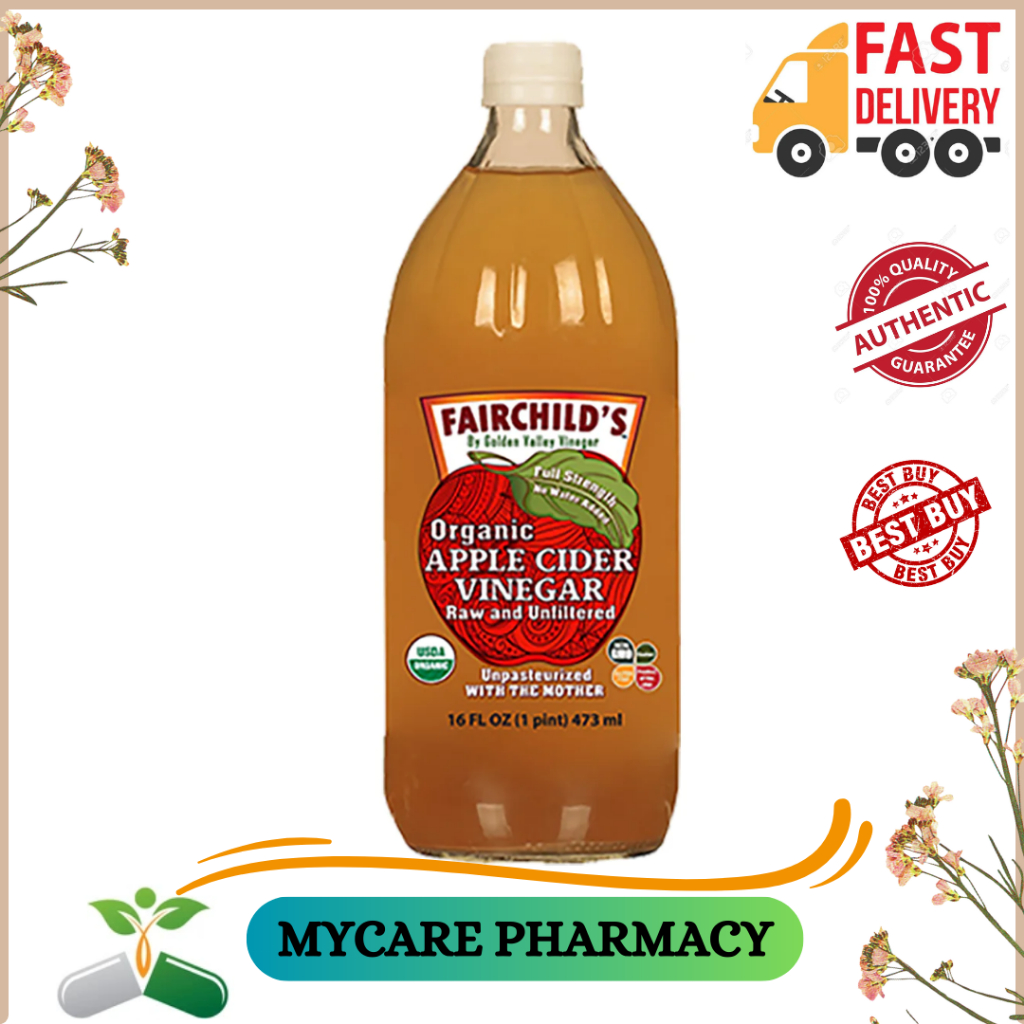 Fairchild's Organic Apple Cider Vinegar 32oz 946ML Shopee Malaysia