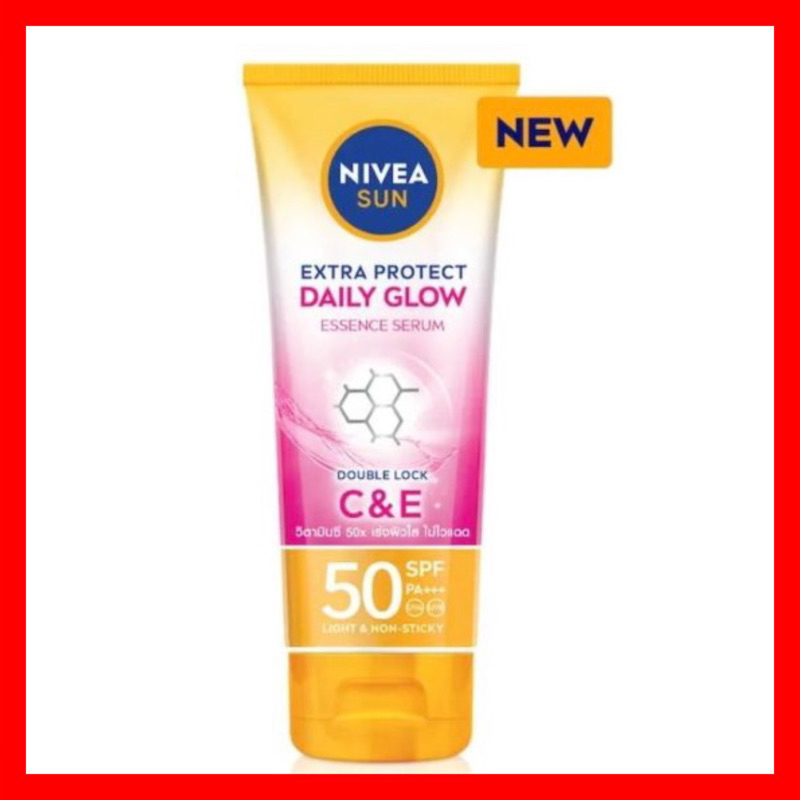 Nivea NIVEA Sun Body Essence Serum Extra Protect Daily Glow SPF 50 PA ...