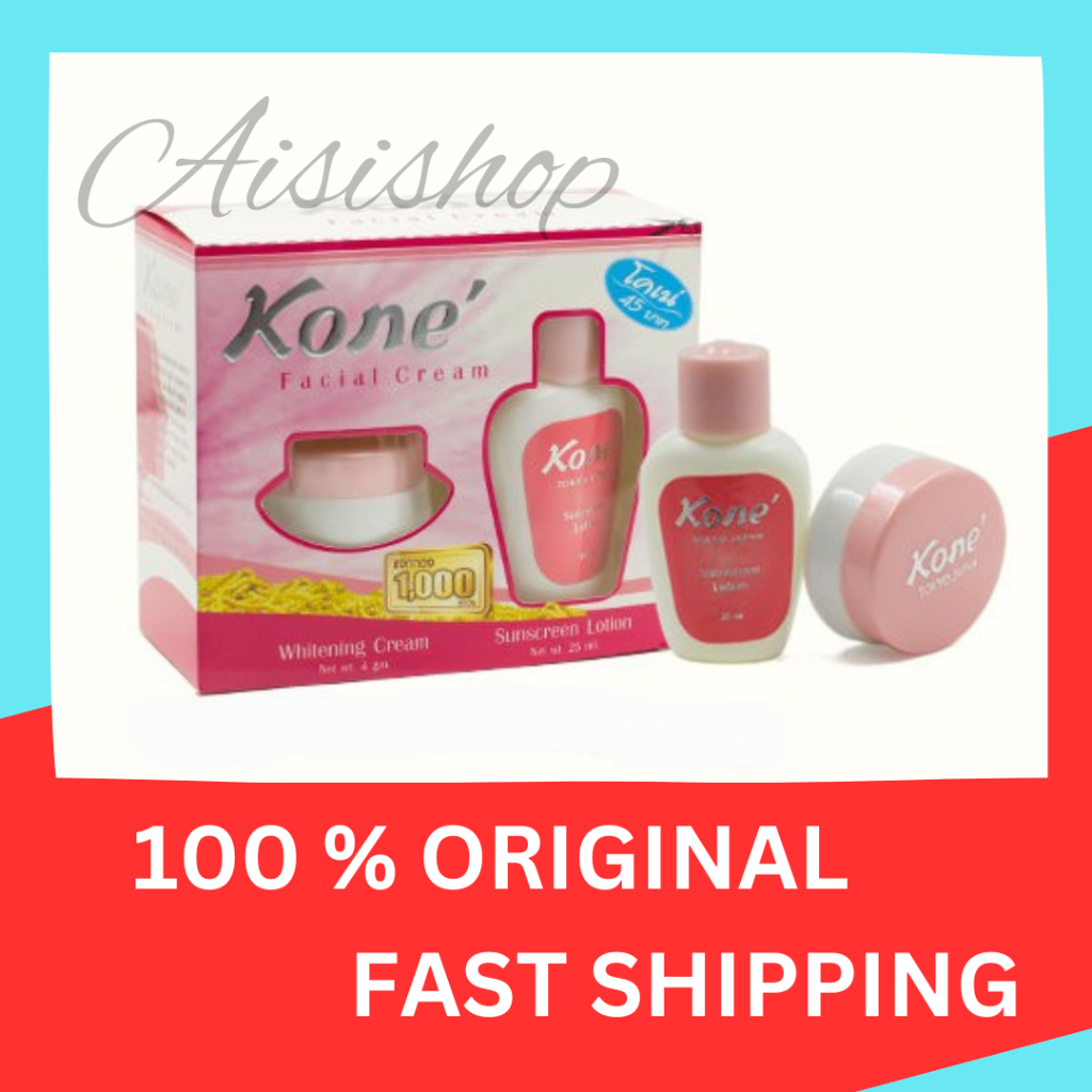 Kone Facial Cream (Whitening Cream + Sunscreen Lotion) Shopee Malaysia
