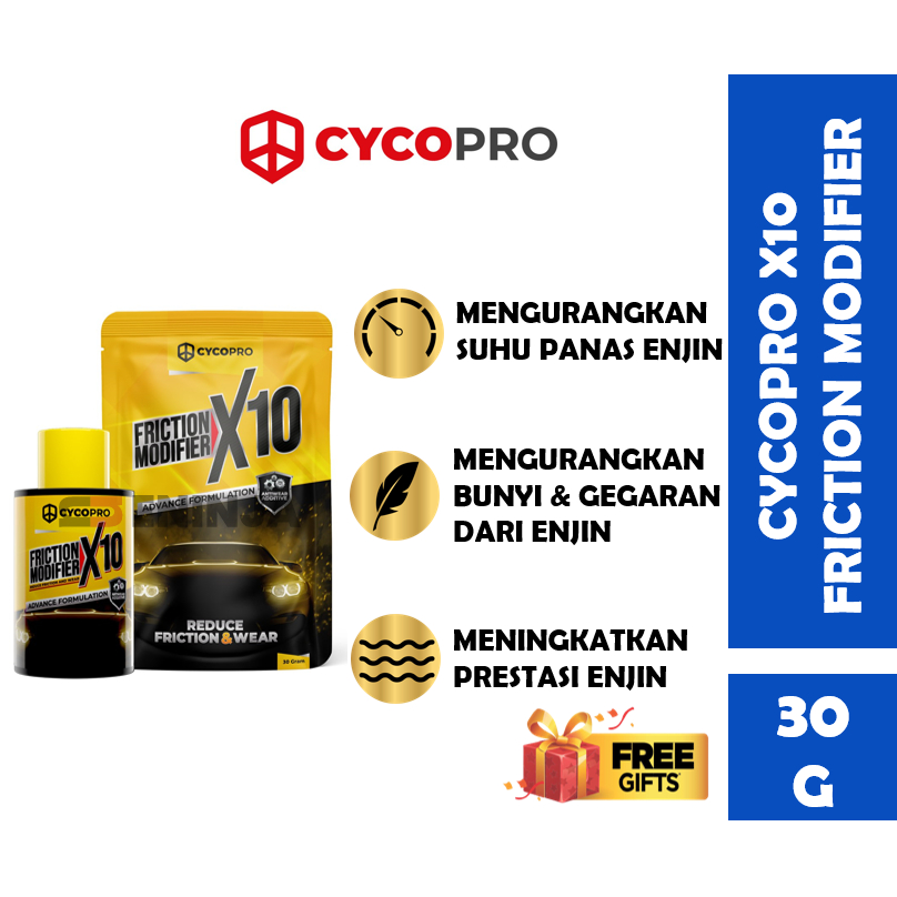 【100% ORIGINAL】CYCOPRO X10 FRICTION MODIFIER ANTI-WEAR CAR ADDITIVES ...