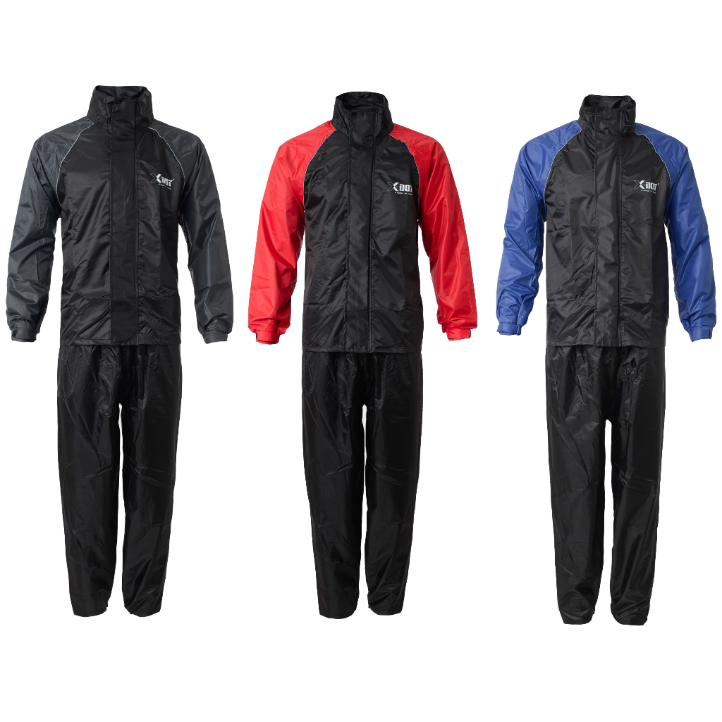 Yamaha X XDOT Raincoat Motorcycle X-DOT RC03 Rain-Tech (RED/BLUE/BLACK ...