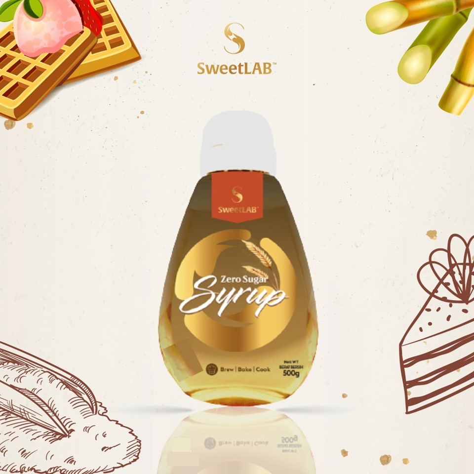 SweetLAB Zero Sugar Syrup - Pemanis Sirap Gula/Pancake Honey/Madu ...