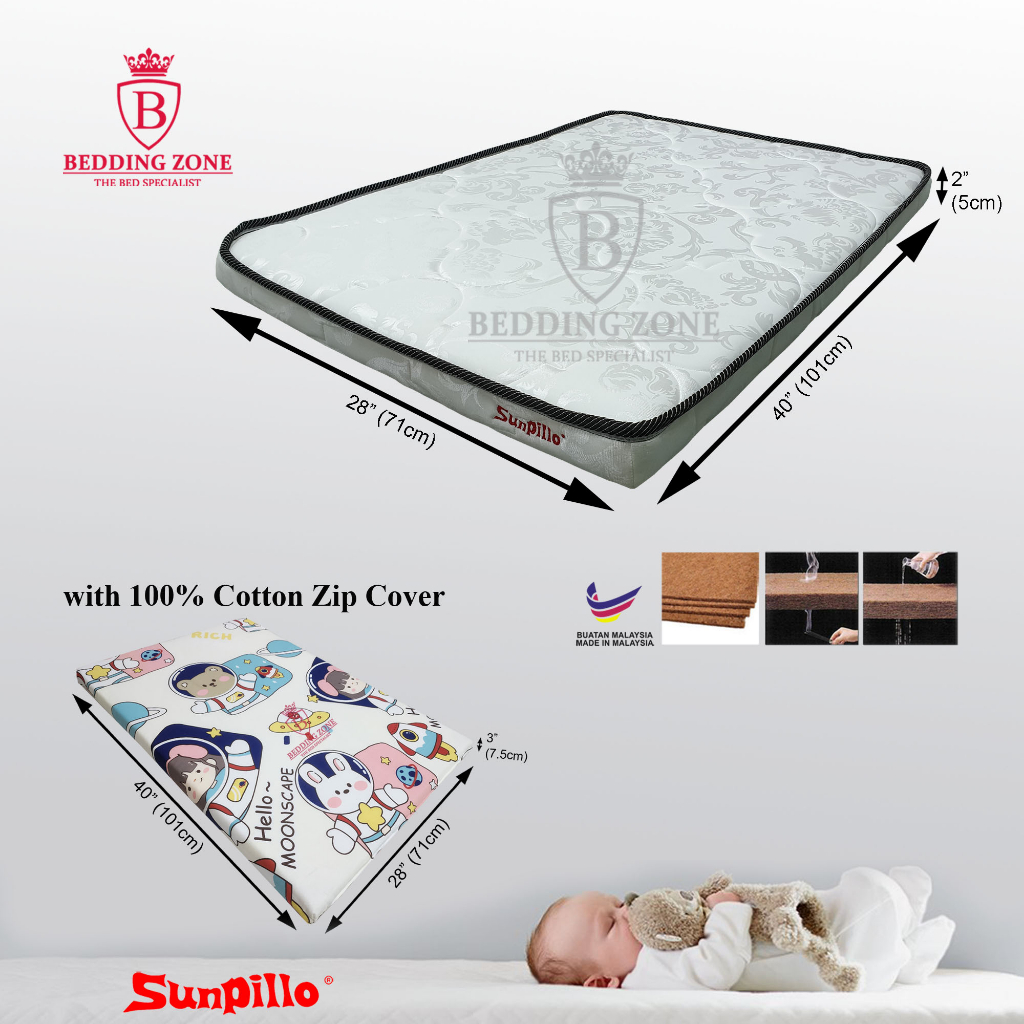 Sunpillo Baby Playpen Mattress + Zip Cover (Tilam Bayi) Shopee Malaysia