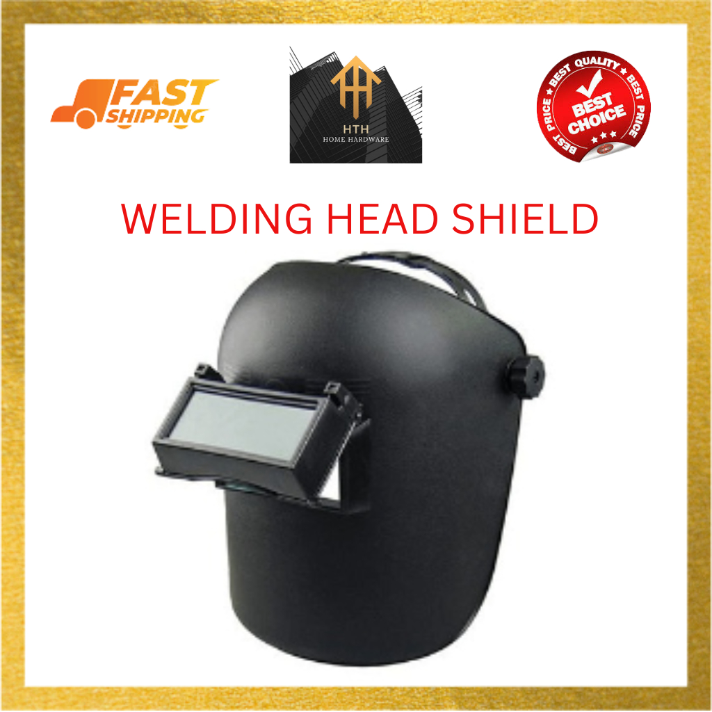 Welding Head Shield c/w black welding glass | Shopee Malaysia