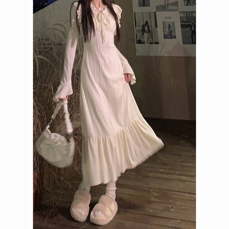 Kabajiek Curve + Plus Size French Love Ruffle Hem Fairy Dress Elegant