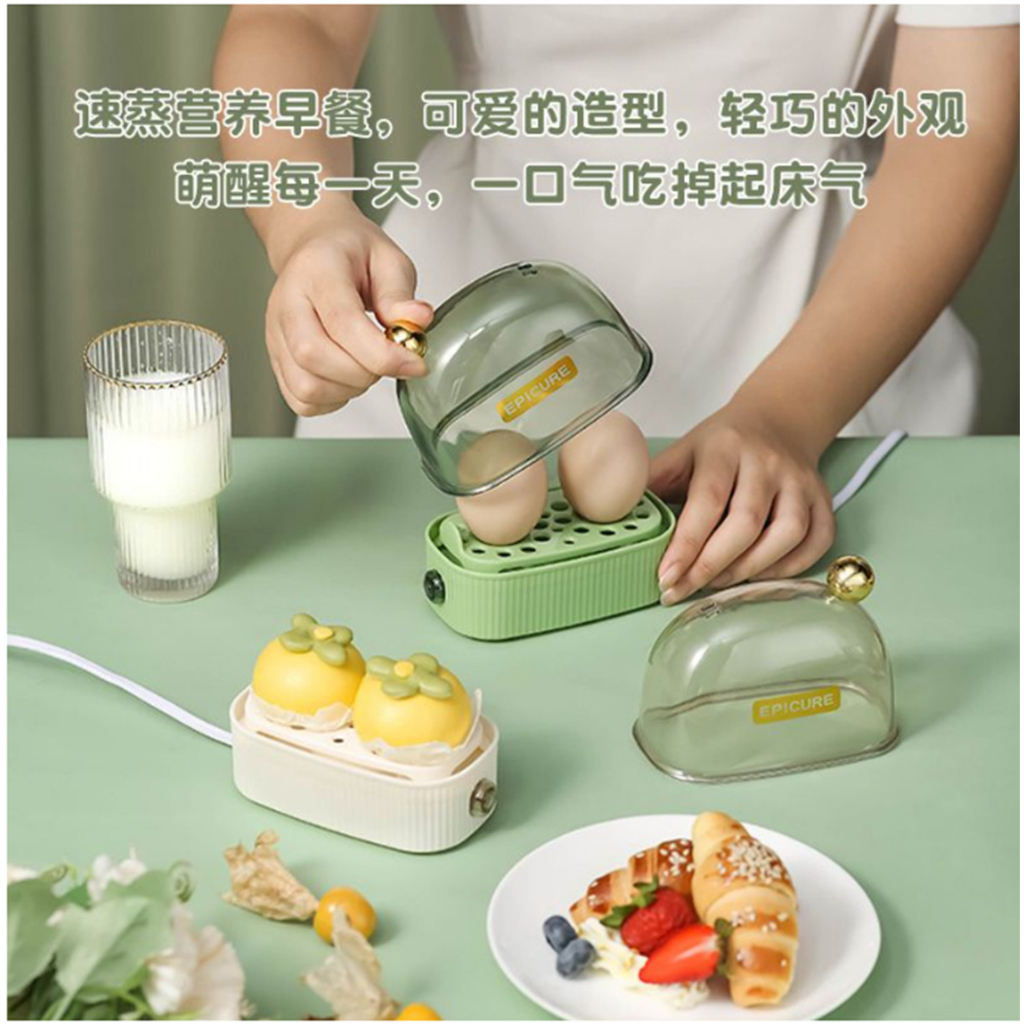 120W 220V Electric Egg Boiler Poacher Automatic Power Off Mini ...