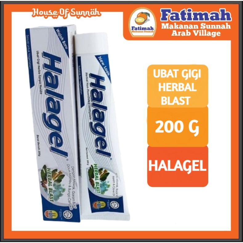 FB : HALAGEL HERBAL BLAST TOOTHPASTE 175GM 9555169900094 | Shopee Malaysia