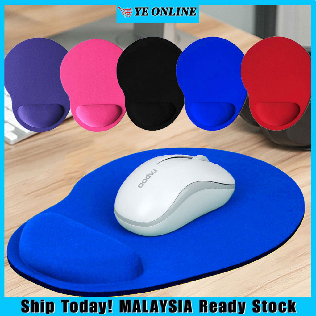 Soft Computer Games Mouse Pad Wrist Support Mat Eva Wrist Rest Mouse ...