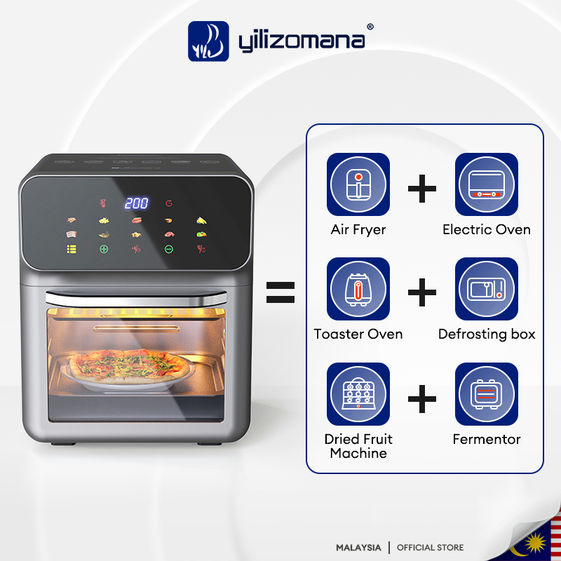 Yilizomana Air Fryer Visible Window Multifunctional Smart Digital