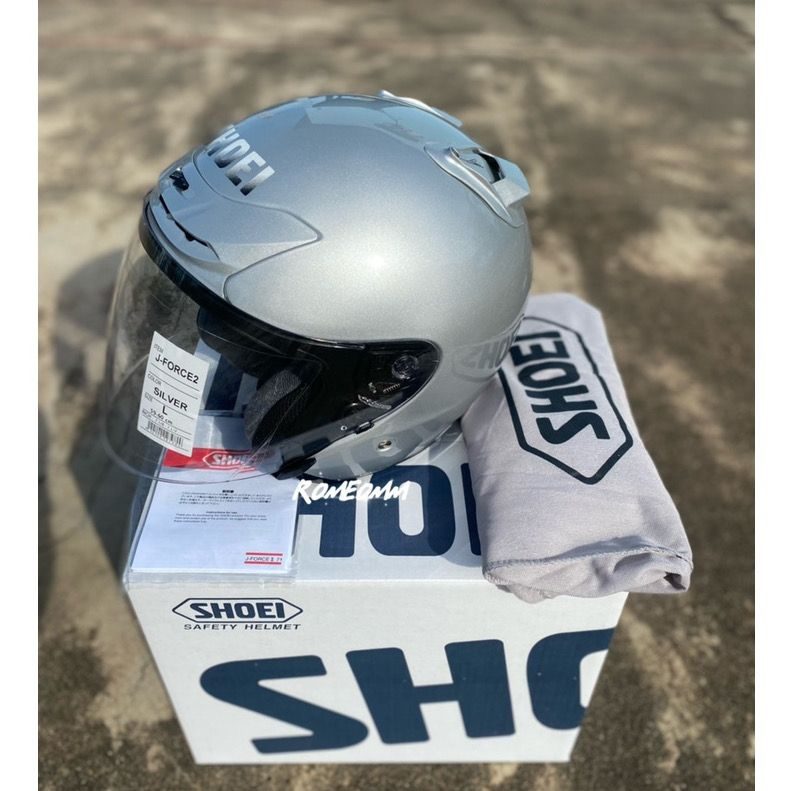 SHOEI J-FORCE 2/JF2 HELMET WHITE/MEROON/YELLOW/BLUE/BLACK/SILVER