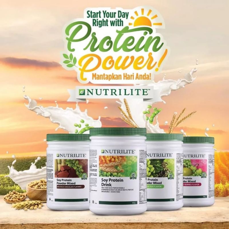 Nutrilite Soy Protein Drink Mix 500g Shopee Malaysia