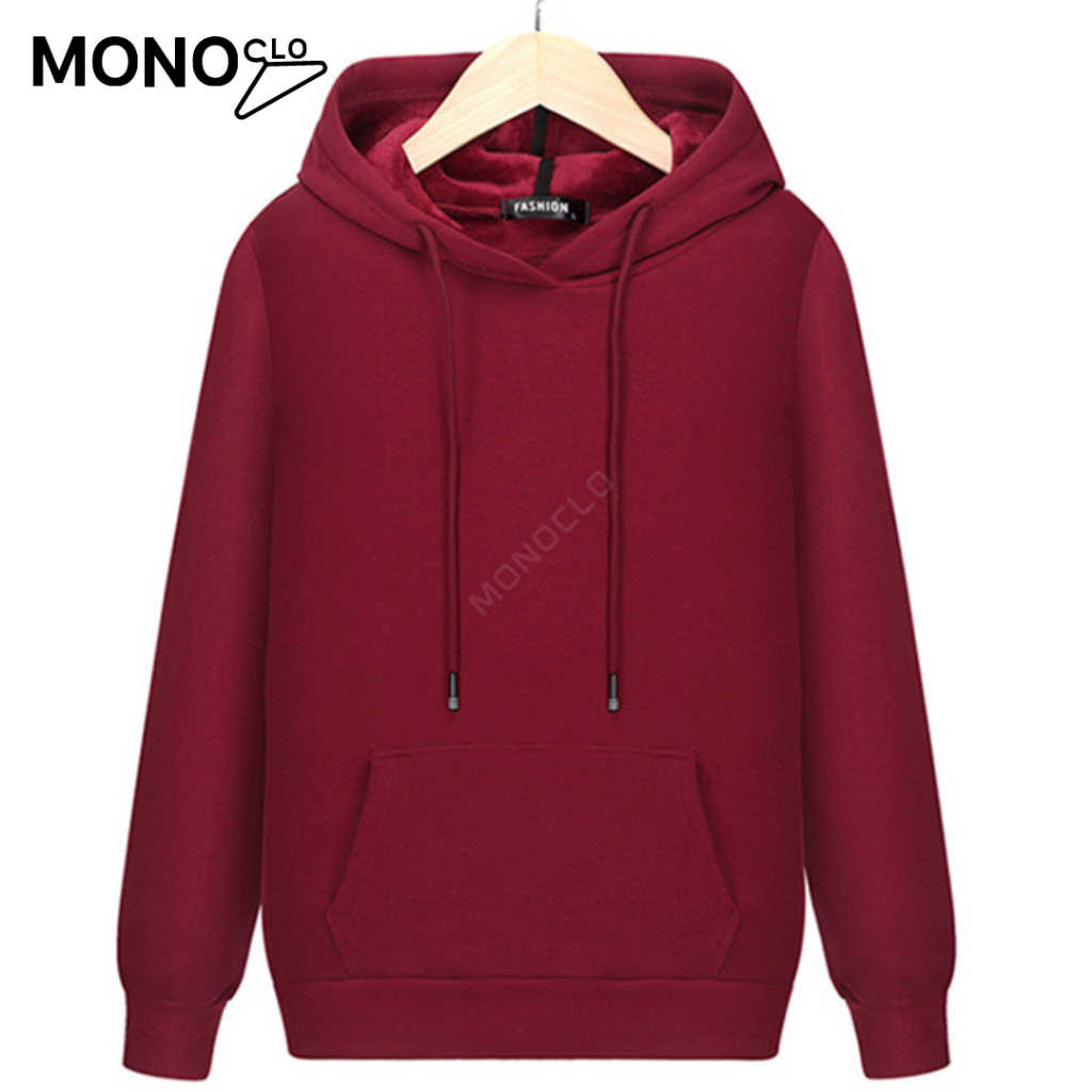 Extra Thick Cotton Men's Hoodies, Plain Hoodies, Solid Color Hoodies ...